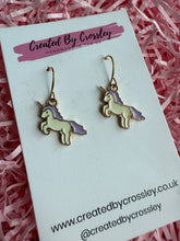 Load image into Gallery viewer, Unicorn Charm Earrings
