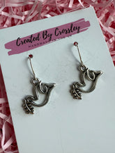 Load image into Gallery viewer, Dove Charm Earrings
