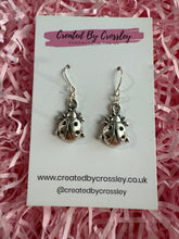 Load image into Gallery viewer, Ladybird Charm Earrings
