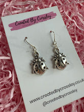 Load image into Gallery viewer, Ladybird Charm Earrings
