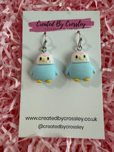 Load image into Gallery viewer, Penguin Charm Earrings
