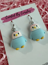 Load image into Gallery viewer, Penguin Charm Earrings
