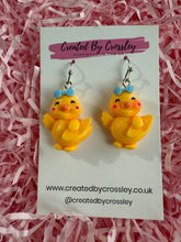 Load image into Gallery viewer, Chunky Chick Charm Earrings

