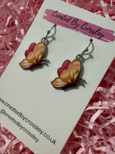 Load image into Gallery viewer, Pink Butterfly Charm Earrings
