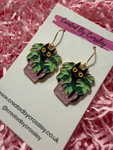 Load image into Gallery viewer, Cat Plant Charm Earrings
