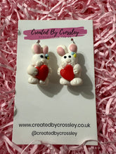 Load image into Gallery viewer, 3D Rabbit Charm Earrings
