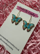 Load image into Gallery viewer, Butterfly Charm Earrings
