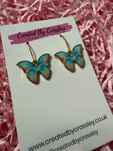 Load image into Gallery viewer, Butterfly Charm Earrings
