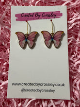 Load image into Gallery viewer, Butterfly Charm Earrings
