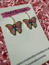 Load image into Gallery viewer, Butterfly Charm Earrings
