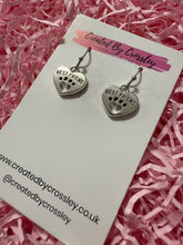 Load image into Gallery viewer, Best Friend Paw Heart Charm Earrings
