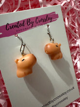 Load image into Gallery viewer, Capybara Charm Earrings
