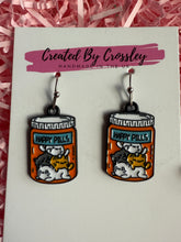 Load image into Gallery viewer, Happy Pills Cats Charm Earrings
