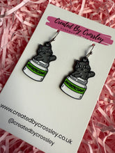 Load image into Gallery viewer, Antidepressant Cat Charm Earrings
