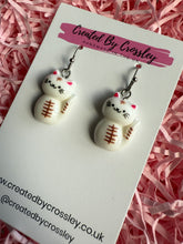 Load image into Gallery viewer, White Cat Charm Earrings

