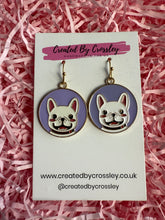 Load image into Gallery viewer, Frenchie Dog Charm Earrings
