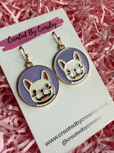 Load image into Gallery viewer, Frenchie Dog Charm Earrings
