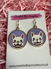 Load image into Gallery viewer, Frenchie Dog Charm Earrings
