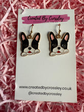 Load image into Gallery viewer, Frenchie Dog Charm Earrings
