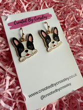 Load image into Gallery viewer, Frenchie Dog Charm Earrings
