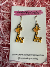 Load image into Gallery viewer, Giraffe Charm Earrings
