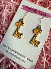 Load image into Gallery viewer, Giraffe Charm Earrings
