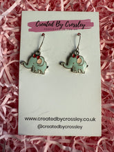 Load image into Gallery viewer, Elephant Charm Earrings
