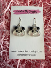 Load image into Gallery viewer, Panda Bear Charm Earrings
