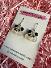 Load image into Gallery viewer, Panda Bear Charm Earrings
