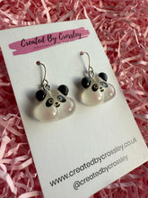 Load image into Gallery viewer, Panda Bear Charm Earrings
