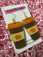 Load image into Gallery viewer, Pumpkin Spice Charm Earrings
