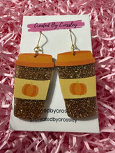 Load image into Gallery viewer, Pumpkin Spice Charm Earrings
