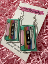 Load image into Gallery viewer, Cassette Charm Earrings

