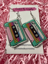 Load image into Gallery viewer, Cassette Charm Earrings

