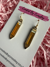 Load image into Gallery viewer, Pencil Charm Earrings
