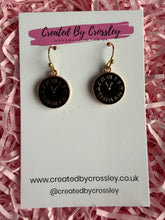 Load image into Gallery viewer, Clock Charm Earrings
