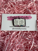 Load image into Gallery viewer, Funny Book Pin Badge
