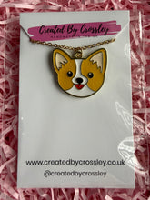 Load image into Gallery viewer, Corgi Dog Charm Necklace
