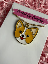 Load image into Gallery viewer, Corgi Dog Charm Necklace
