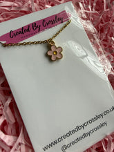 Load image into Gallery viewer, Mini Pink Flower Necklace
