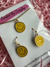 Load image into Gallery viewer, Yellow Happy Face Jewellery Set
