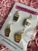 Load image into Gallery viewer, Coffee and Cake Earring Duo
