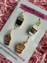 Load image into Gallery viewer, Coffee and Cake Earring Duo
