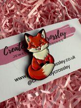 Load image into Gallery viewer, Fox Pin Badge
