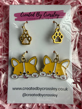 Load image into Gallery viewer, Dog Paw Earring Duo

