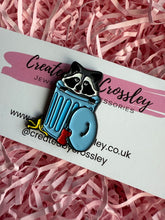 Load image into Gallery viewer, Trash Panda Raccoon Pin Badge
