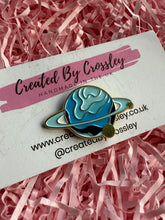 Load image into Gallery viewer, Blue Planet Pin Badge
