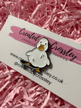 Load image into Gallery viewer, Skateboard Duck Pin Badge
