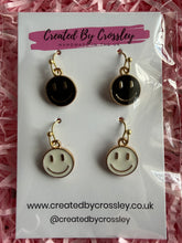 Load image into Gallery viewer, Happy Face Earring Duo

