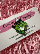 Load image into Gallery viewer, Plant Cat Pin Badge
